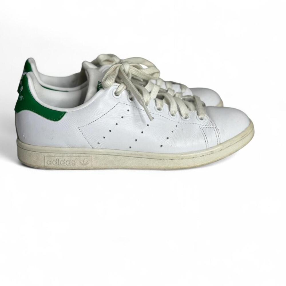 Adidas Stan Smith Adidas Stan Smith White & Green Leather Sneakers St Patrick's!